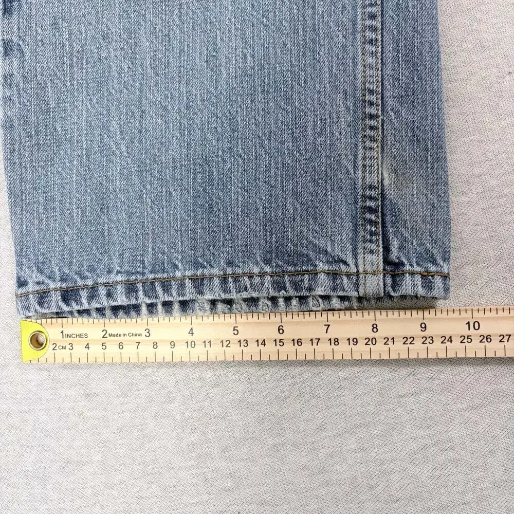 Levi's 559 Relaxed Straight Jeans Mens Size 38x30 Light Wash Denim